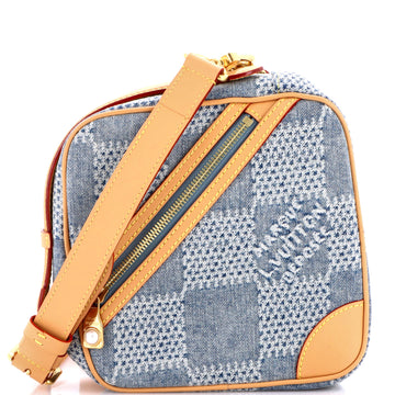 Louis Vuitton Chess Messenger Bag Damier 3D Denim