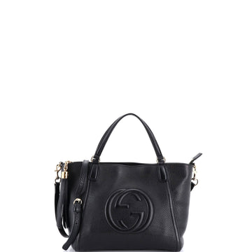 Gucci Soho Convertible Top Handle Bag Leather Small