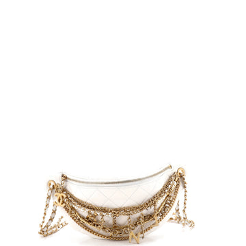 Chanel All About Chains Waist Bag Quilted Lambskin