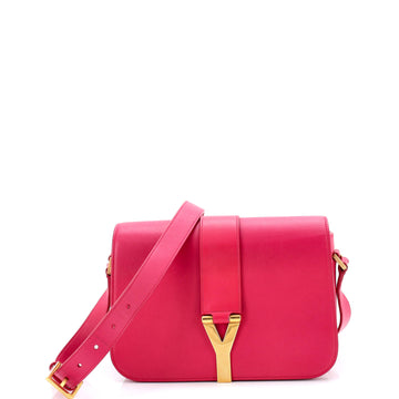 Saint Laurent Chyc Flap Bag Leather Medium