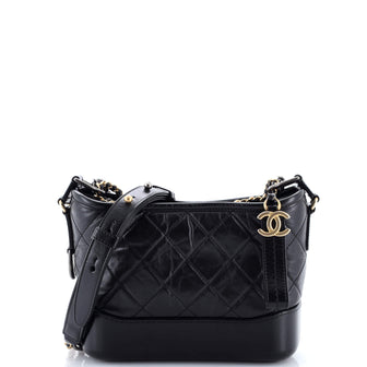 Chanel Gabrielle Hobo Quilted Aged Calfskin Small