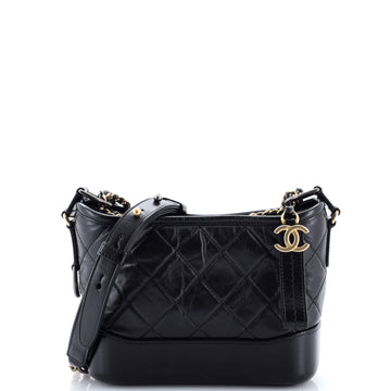Chanel Gabrielle Hobo Quilted Aged Calfskin Small