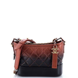 Chanel Gabrielle Hobo Quilted Ombre Goatskin Small