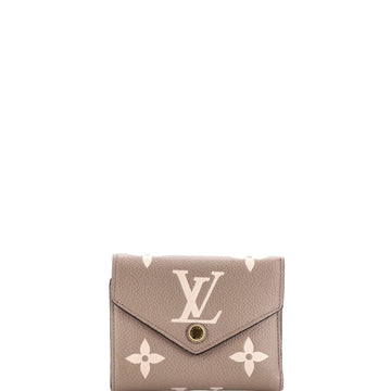 Louis Vuitton Victorine Wallet Bicolor Monogram Empreinte Giant
