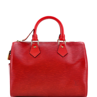 Louis Vuitton Speedy Handbag Epi Leather 25