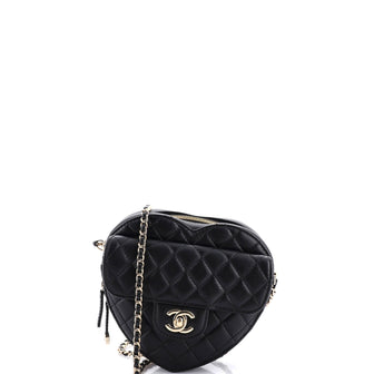 Chanel CC in Love Heart Bag Quilted Lambskin