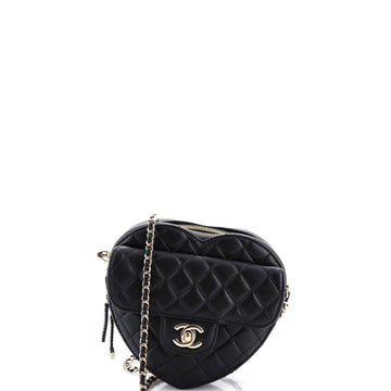 Chanel CC in Love Heart Bag Quilted Lambskin