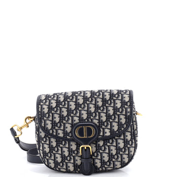 Christian Dior Bobby Flap Bag Oblique Canvas Medium