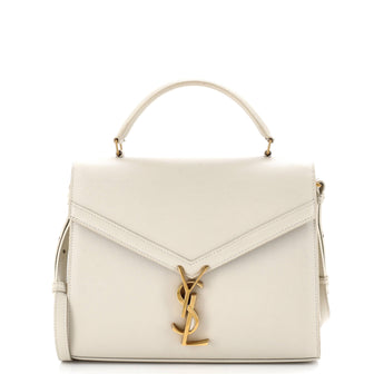 Saint Laurent Cassandra Top Handle Bag Leather Medium