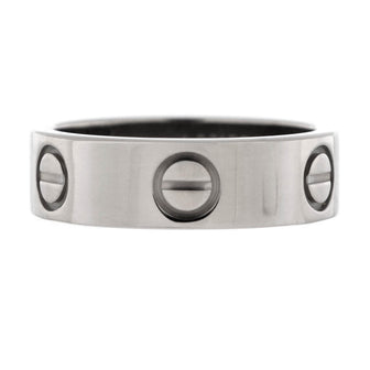 Cartier Love Band Ring 18K White Gold