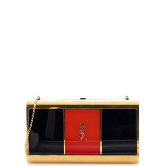 Saint Laurent Cassandre Chain Minaudiere Metal