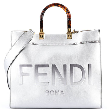 Fendi Sunshine Shopper Tote Leather Medium