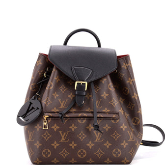 Louis Vuitton Montsouris NM Backpack Monogram Canvas with Leather PM