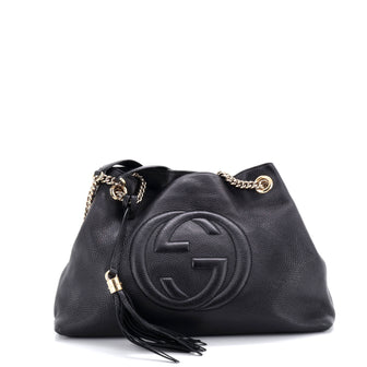 Gucci Soho Chain Strap Shoulder Bag Leather Medium