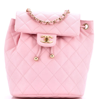 Chanel Urban Spirit NM Backpack Quilted Caviar Mini