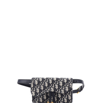 Christian Dior Saddle Rectangular Belt Bag Oblique Canvas
