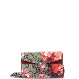 Gucci Dionysus Bag Blooms Print GG Coated Canvas Super Mini