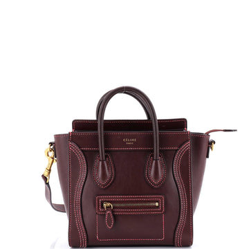 Celine Luggage Bag Smooth Leather Nano