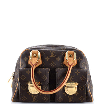 Louis Vuitton Manhattan Handbag Monogram Canvas PM