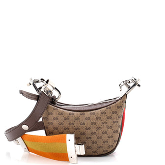 Gucci Attache Shoulder Bag Micro GG Coated Canvas Mini