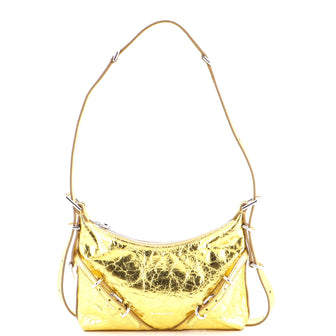 Givenchy Voyou Shoulder Bag Metallic Leather Mini
