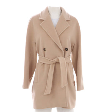 Max Mara Women's Pila Double Breasted Short Coat Wool and Cashmere