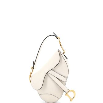 Christian Dior Saddle Handbag Leather Mini