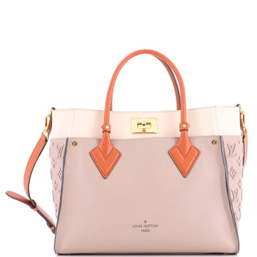 Louis Vuitton On My Side Tote Monogram Tuffetage Leather MM