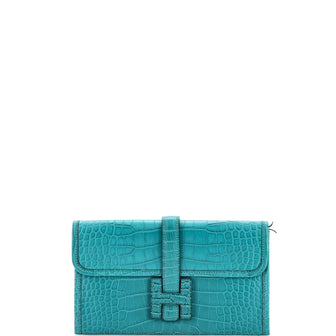 Hermes Jige Duo Clutch Alligator