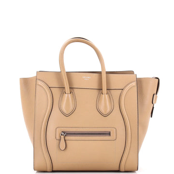 Celine Luggage Bag Grainy Leather Mini