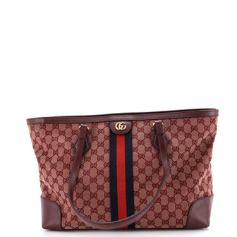 Gucci Ophidia Shopping Tote GG Canvas Medium