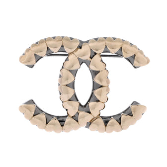 Chanel Multi Heart CC Brooch Metal