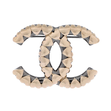 Chanel Multi Heart CC Brooch Metal