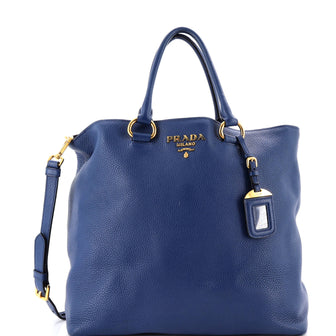 Prada Convertible Shopper Tote Vitello Daino Large