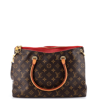 Louis Vuitton Pallas Tote Monogram Canvas with Leather