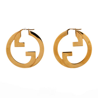 Gucci Blondie Hoop Earrings Metal Large