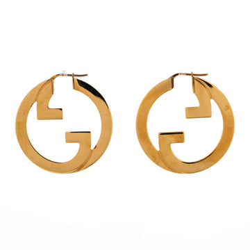 Gucci Blondie Hoop Earrings Metal Large