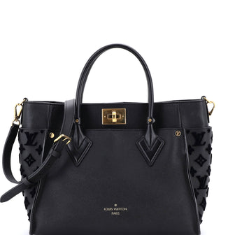 Louis Vuitton On My Side Tote Monogram Tuffetage Leather MM