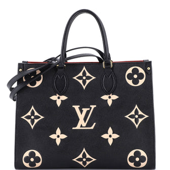 Louis Vuitton OnTheGo Tote Bicolor Monogram Empreinte Giant MM