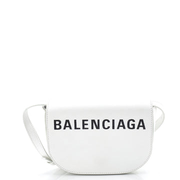 Balenciaga Logo Ville Day Bag Leather Small