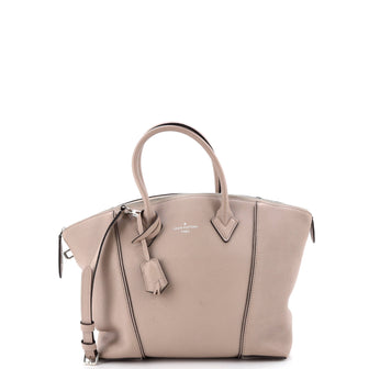 Louis Vuitton Soft Lockit Handbag Leather PM