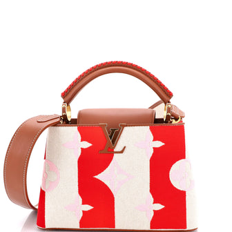 Louis Vuitton Parasol Capucines Bag Printed Canvas with Leather BB