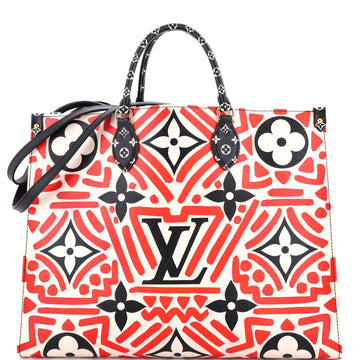 Louis Vuitton OnTheGo Tote Limited Edition Crafty Monogram Giant GM
