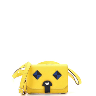 Hermes Chien Card Holder with Strap Swift and Chevre Mysore