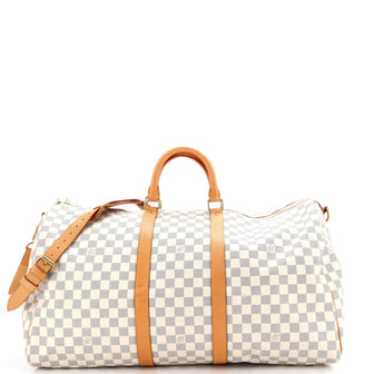 Louis Vuitton Keepall Bandouliere Bag Damier 55
