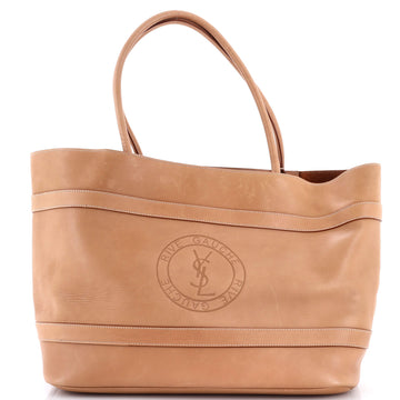 Saint Laurent Rive Gauche Tote Bag Leather Large