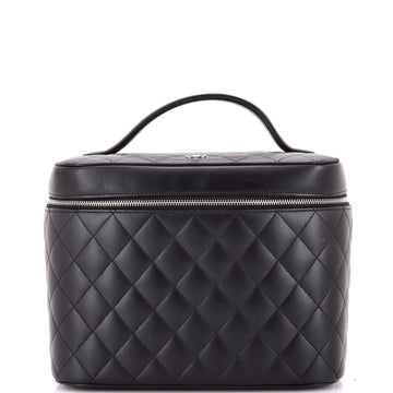 Chanel Classic Vanity Case Quilted Lambskin Large
