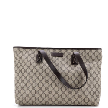 Gucci Plus Tote GG Coated Canvas with Leather Medium