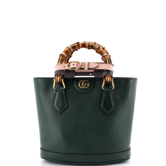Gucci Diana Convertible Bucket Bag Leather Small