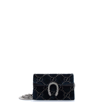 Gucci Dionysus Bag GG Velvet Super Mini